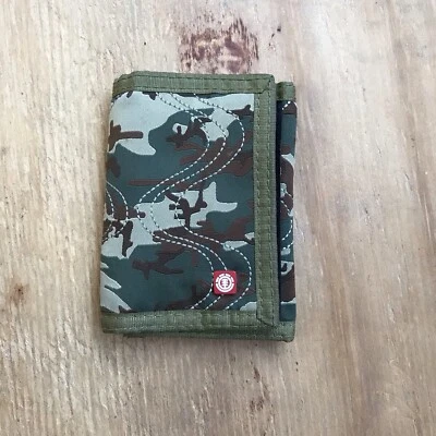 Vintage Element Skateboards Camo Tri-fold Wallet - Image 1 of 4