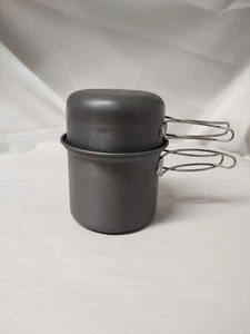 Stansport 1 Person Hard Anodized Aluminum Cook Set  - Picture 1 of 14