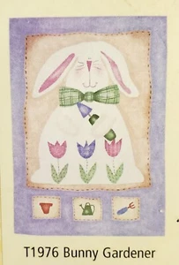 New Toland Bunny Garden Flag 28x40 Spring Rabbit Tulips Flowers Country Easter - Picture 1 of 7