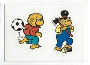 1992 Ken-Wise Berenstain Bears Story Cards Sticker Insert How to Draw #BBPB