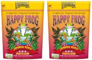 FoxFarm FX14660 4 lb Happy Frog Organic Japanese Maple Fertilizer - Pack of 2 - Picture 1 of 8