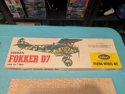 Guillows German Fokker D7 Wooden Kit OPENED AND UNBUILT.  - Image 1 of 4