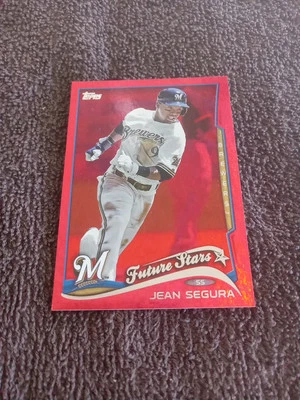 2014 Topps Future Stars Jean Segura Milwaukee Brewers Red Foil BaseballCard #215 - Image 1 of 2