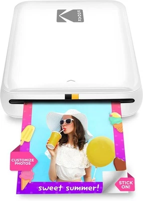 KODAK Step Instant Smartphone Photo Printer - Portable Mini Color 2x3, White  - Image 1 of 4