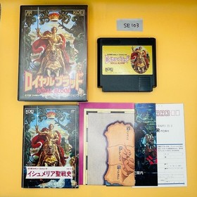 ◇SE103 NES Royal Blood Nintendo Famicom Japanese Tested Working Very Good