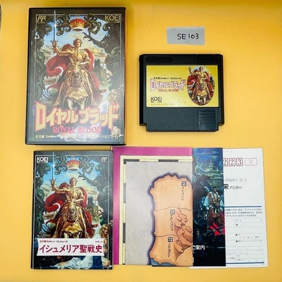 ◇SE103 NES Royal Blood Nintendo Famicom Japanese Tested Working Very Good - Image 1 of 4