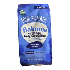 Balance Organic Half Caf Coffee w/ Ashwagandha & Eleuthero AdaptogensEXP 01/2027 - Picture 1 of 4