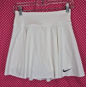 Nuevo sin etiquetas Nike Skort Mujer Dri Fit Blanco Plisado Acampanado Tenis Talla Pequeña  - Imagen 1 de 4