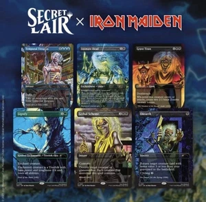 ✅ MTG Secret Lair VORVERKAUF Iron Maiden: Album Art Non-Foil Exclusive Scare Drop ✅ - Bild 1 von 7
