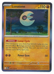 #074/132 Lunatone Holo | ME01: Mega Evolution Near Mint or Better - Picture 1 of 2