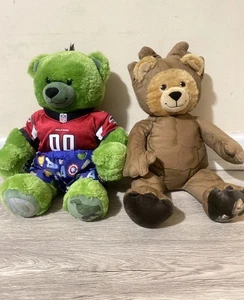Build A Bear Marvel Avengers Incredible Hulk / Teenage Mutant Stofftiere - Bild 1 von 8