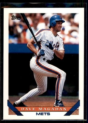 1993 Topps Dave Magadan #578 New York Mets - Image 1 of 2