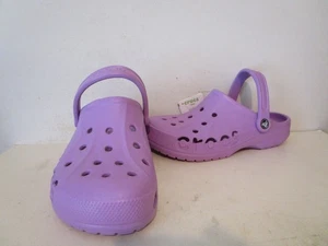 Crocs Icónico Clásico Unisex Baya Informal Sin Cordones Zueco Zapato Lila Talla W9/M7 - Imagen 1 de 5