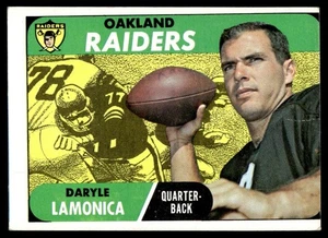 1968 Topps Daryle Lamonica Oakland Raiders #194 A19 - Imagen 1 de 2