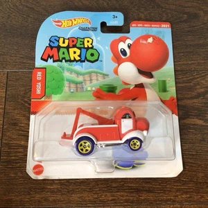 Hot Wheels Super Mario Character Cars: RED YOSHI Tow Truck - 2021 Nintendo - Bild 1 von 2