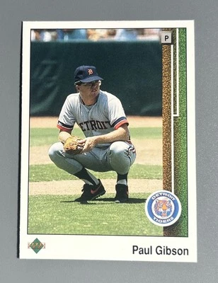 1989 Upper Deck Baseball Paul Gibson Detroit Tigers #47 - Image 1 of 2