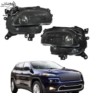 Par de faros halógenos conductor+pasajero para Jeep Cherokee 2014-2018 - Imagen 1 de 19