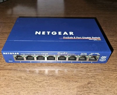 NETGEAR ProSafe GS108 v4 8-Port Gigabit Ethernet Network Switch - Unit Only - Image 1 of 3