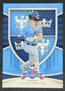 Panini Crusade Colton LEDBETTER 2024/199 Blue Tampa Bay Rays - Imagen 1 de 2