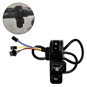 Ebike Handlebar Control Switch Easy Installation Replacement Headlight Turn - Picture 1 of 6