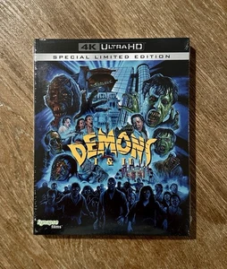 Demons I & II - 4K UHD Blu-ray Limited Edition NEW w/ Slipcover Synapse - Picture 1 of 2