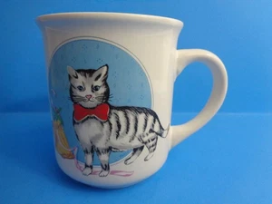 Chadwick Miller WEIHNACHTEN KATZE KÄTZCHEN 10 flüssige Unzen Becher Tasse Hergestellt in Korea 1985 - Bild 1 von 7