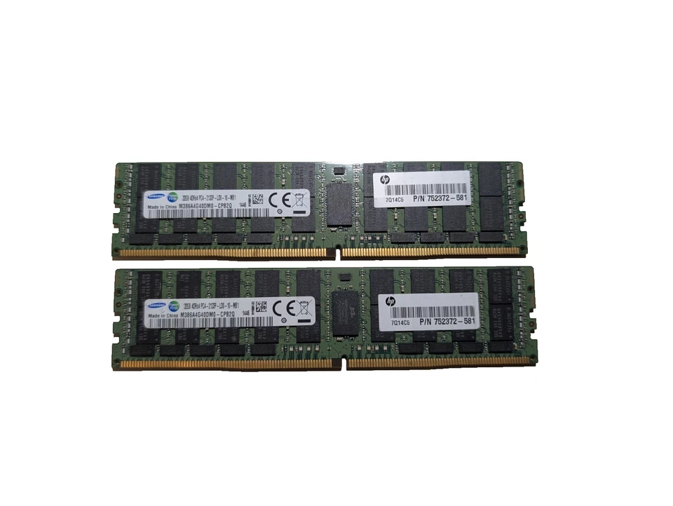 Samsung 32GB 4DRx4 PC4-2133P-LD0-10-MB1 — DDR4 ECC REG SERVER RAM (1 STICK) - Image 1 of 2