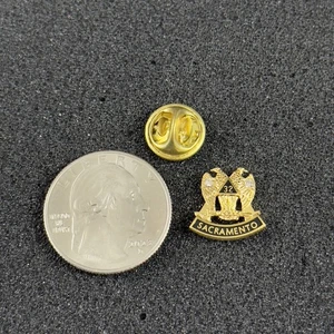 Pinback Maestro Masón Rito Escocés Masónico Sacramento 32do Grado #52274 - Imagen 1 de 2