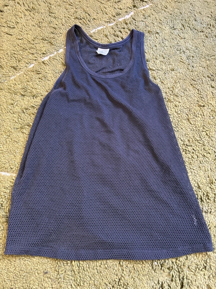 Camiseta sin mangas Calvin Klein de malla de algodón negra L para hombre/unisex Foto 1 de 2