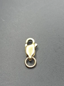  14k Solid Yellow Gold Lobster Claw Latch For Necklace Or Bracelet..  .625 Grams - Picture 1 of 11