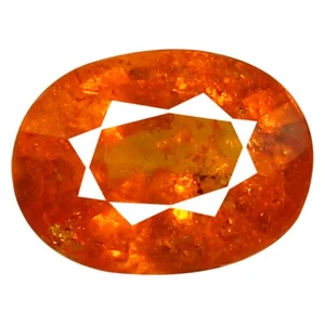 Piedra preciosa Fanta naranja espesartina forma ovalada significativa AAA 1,22 quilates AAA - Imagen 1 de 1