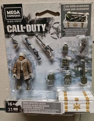 CALL OF DUTY Mega Construx 黑色系列二战冬季箱 GYF87 — 第 1/3 张图片