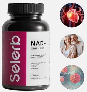 Energy and Radiant Skin Health Promotes Cellular Renewal Selerb NAD+ - Bild 1 von 12