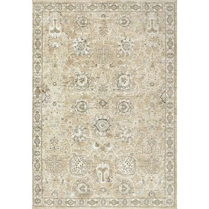 Octo 2 ft. 7 in. X 4 ft. 11 in. Cream/Multi Oriental Indoor/Outdoor Area Rug - Picture 1 of 6