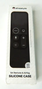 Ahastyle Silicone Case Cover Siri Remote Control and Airtag Nightglow Green - Picture 1 of 4
