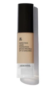 Arbonne Perfecting Liquid Foundation LSF15, Schatten Alabaster, 30 ml, Neu - Bild 1 von 1