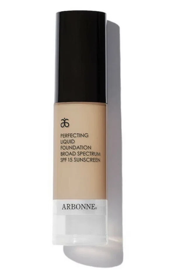 Arbonne Perfecting Liquid Foundation SPF15, Shade Alabaster , 30ml, New - Image 1 of 1
