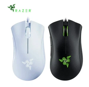 Razer DeathAdder Essential Optical Gaming Mouse - Black -white FREE DELIVERY - Picture 1 of 6