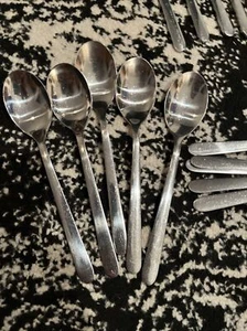5 IKEA FORNUFT Stainless Steel Flatware Soup Spoons Republic Of China - Picture 1 of 9