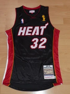Maillot AUTHENTIQUE Miami Heat Shaquille O'Neal NBA Basketball Mitchell Ness S Shaq - Photo 1/8
