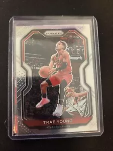 2 - 2020-21 Panini Prizm Basketball TRAE YOUNG Base #64 Atlanta Hawks - Bild 1 von 2