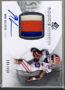 A2215- 2013 SP Authentic #167 Mike Gillislee Auto Jersey /650 SAMPLE PIC - Picture 1 of 2