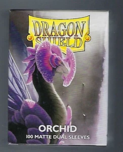 Dragon Shield Matte Orchid (100) Shield Sleeves Free Shipping - Picture 1 of 1