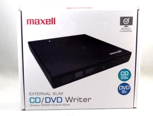 Maxell CD/DVD External USB 2.0 Reader/Writer - Picture 1 of 2