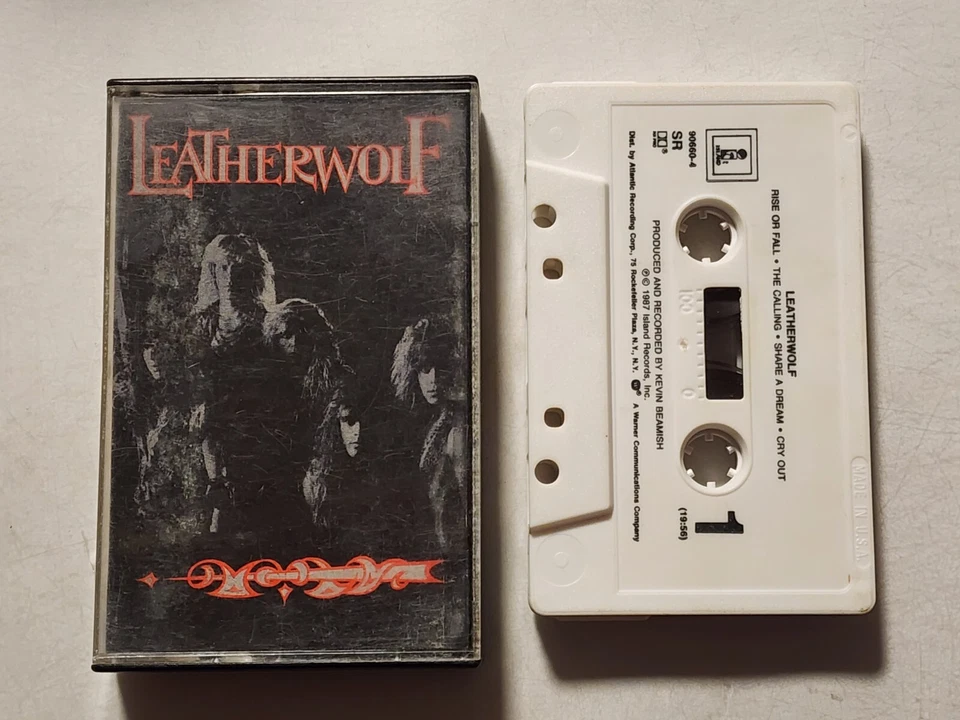 LEATHERWOLF SELF TITLED CASSETTE TAPE 1987 ISLAND RECORDS - Image 1 of 1