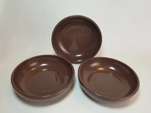 Set 3 insalatiere Hazel Atlas Platonite Brown Its A Dilly senza marchio - Foto 1 di 11