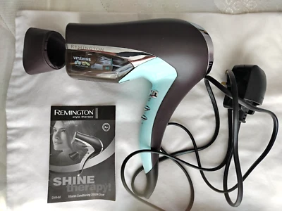Remington Shine Therapy Hairdryer D-4444DS Ionic Conditioning Vitamins + Oil - Image 1 of 4