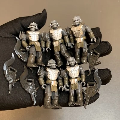5 HALO MEGA CONSTRUX SILVER BANISHED BRUTE WARRIOR FIGURE GNB21 SKIFF Toys - Image 1 of 3