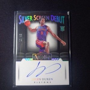 99 Series Jaylen Duren Panini Noir Autograph Rc