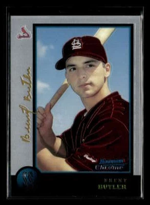 1998 Bowman Chrome Brent Butler Golden Anniversary /50 #154 FX8681 - Image 1 of 2